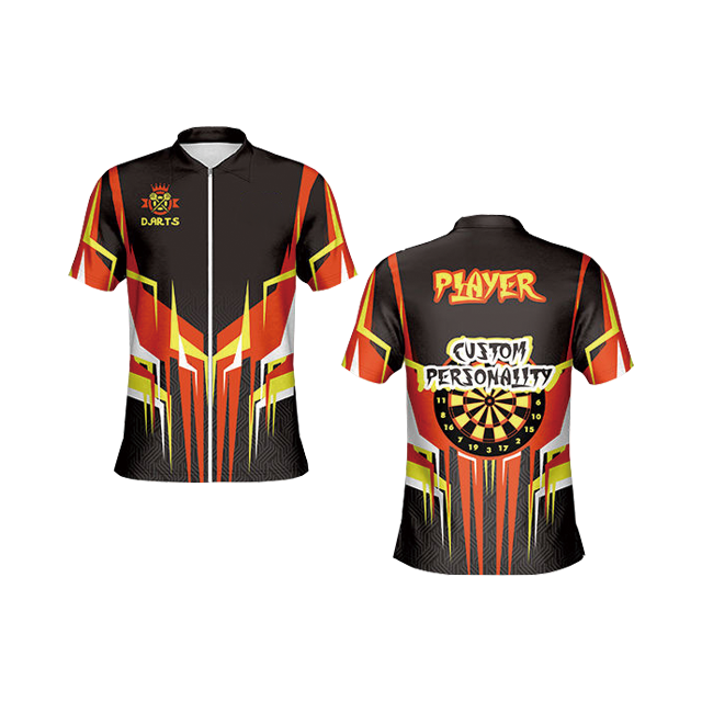 Men Dart Zip Shirt
