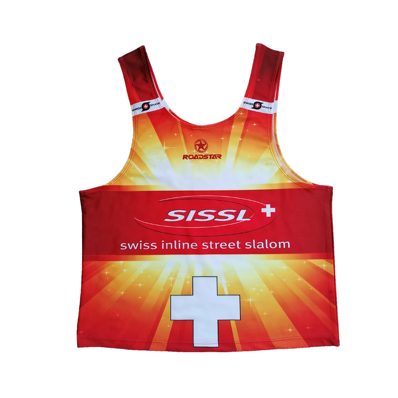 Start Number Racing Ski Vest Sublimation Custom Vest Race Bibs