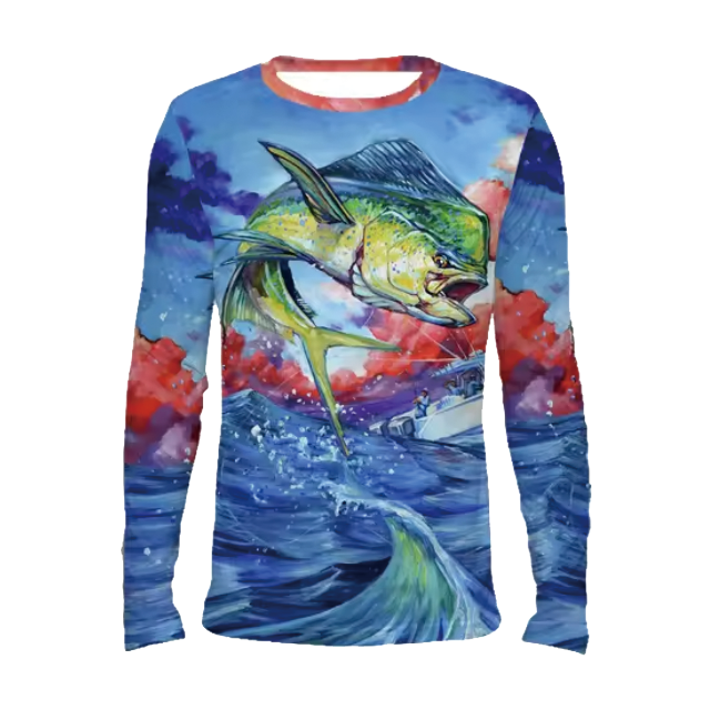 Custom Long Sleeve Fishing Jersey 
