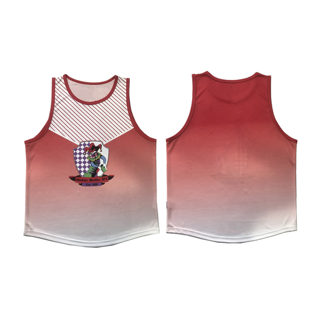 Custom Sublimate AU Tag Singlet Training Tank Top Wholesale Sport Singlet 