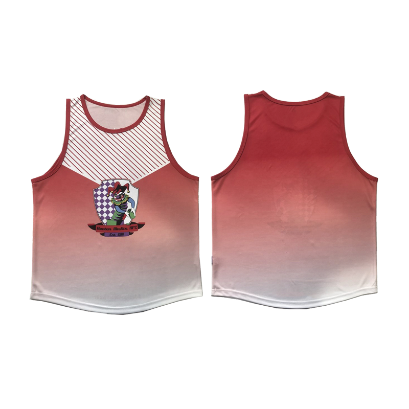 Custom Sublimate AU Tag Singlet Training Tank Top Wholesale Sport Singlet 