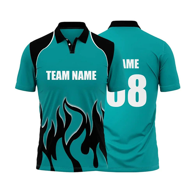 Custom Design Logo Printed Short Sleeve Sublimation Polo T Shirt 