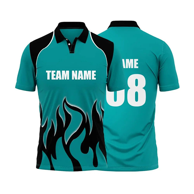 Custom Design Logo Printed Short Sleeve Sublimation Polo T Shirt 