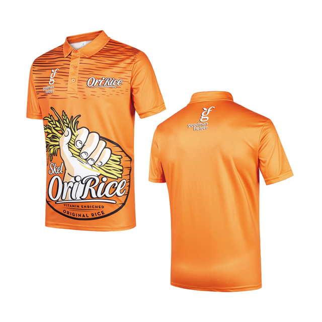 Polo Shirts Sublimation 100% Polyester Sports T-Shirt