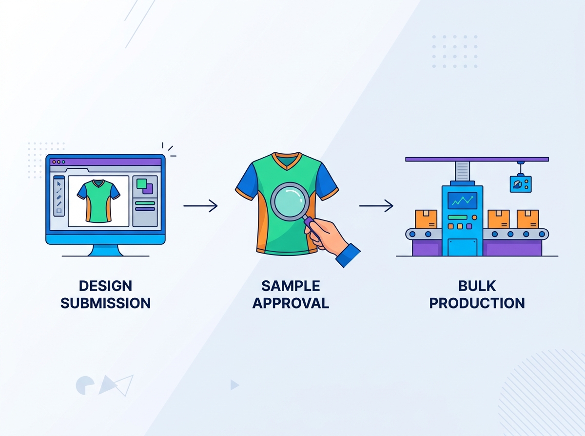 Custom Sportswear Order Process and Manufacturing Workflow