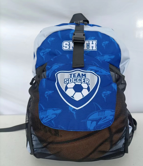 Custom Team Logo Number Design Basketball Backpack Sublimation Outdoor Soccer Sports Football Bag