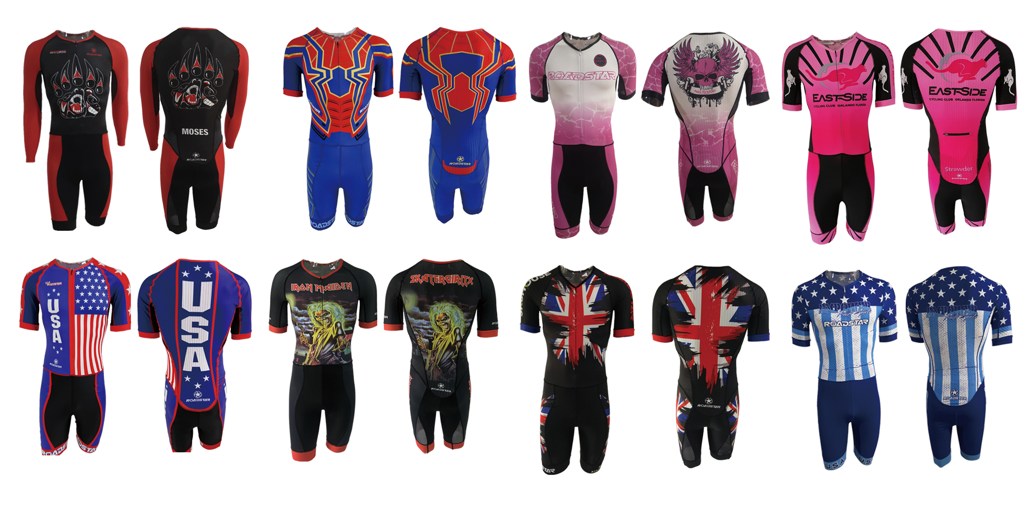 Technical comparison of speed skating suits