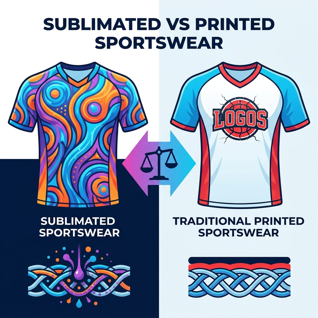 Sublimated Sportswear vs Traditional Printed Sportswear