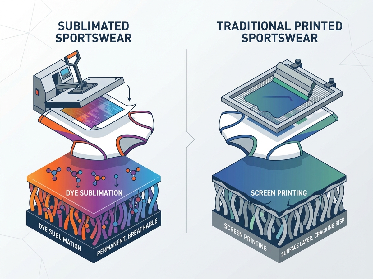 Sublimated Sportswear vs Printed Sportswear